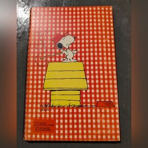 Vintage Snoopy Red and Yellow Stationery Set